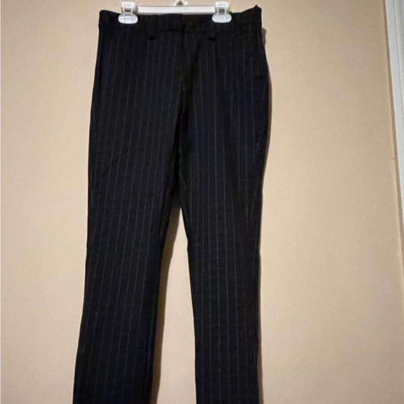 Calvin Klein Pants - Calvin Klein Black Pinstripe Trousers